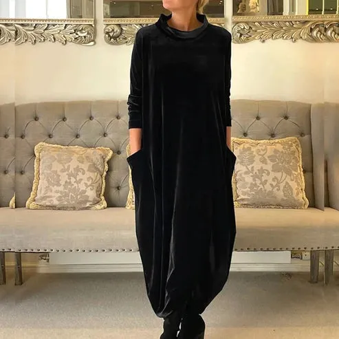 Sofia – Luxurious Velvet Women's Evening Dress