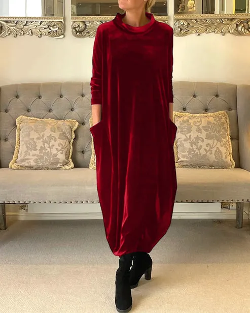 Sofia – Luxurious Velvet Women's Evening Dress