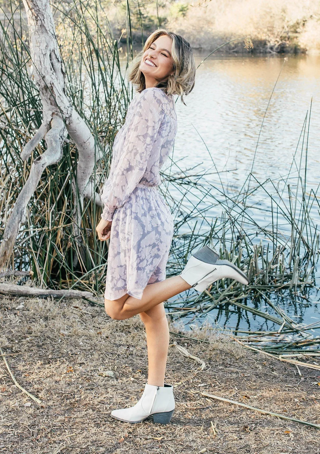 Sunday Brunch Ruffled Mini Dress