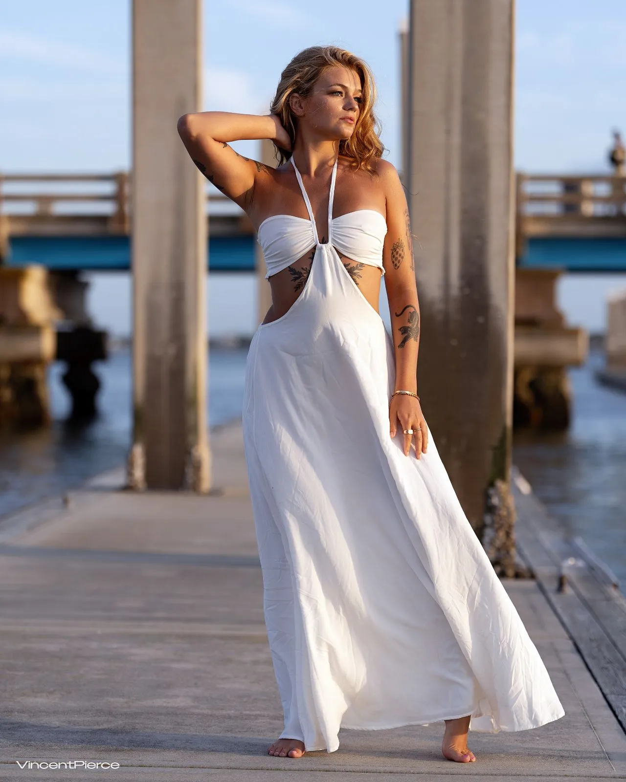 Supreme V Maxi Dress