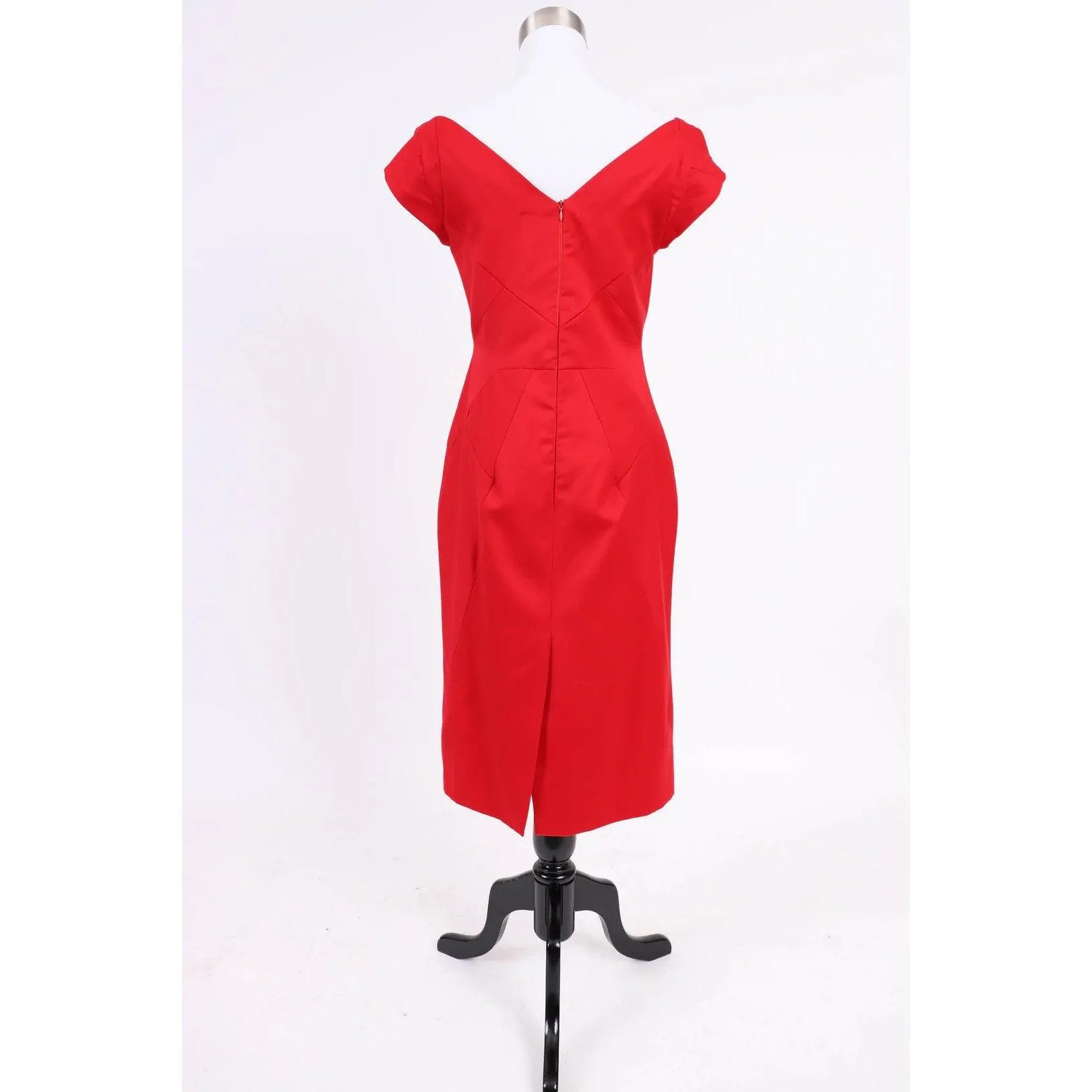 SUSAN BECKER 90's Red Dress | Size S/M