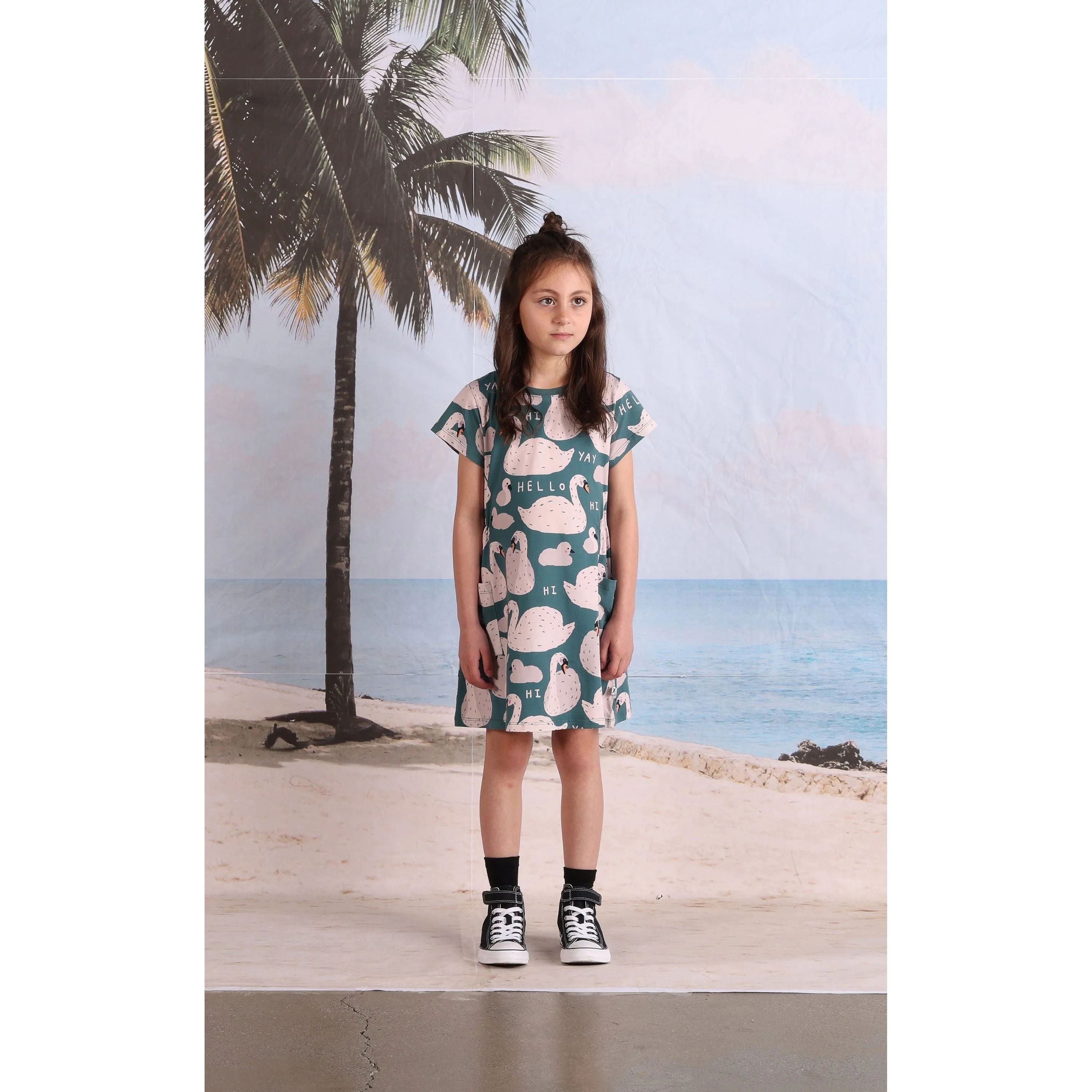 Swan Lake Dress- Dark Green