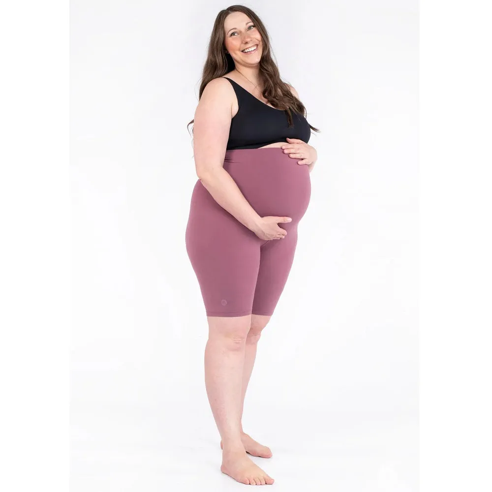 SweetLegs Maternity Biker Shorts (Dahlia) - FINAL SALE