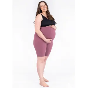 SweetLegs Maternity Biker Shorts (Dahlia) - FINAL SALE