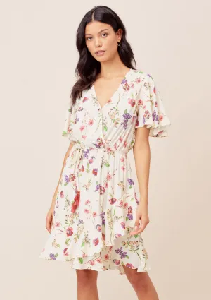 Tasha Flutter Sleeve Mini Dress