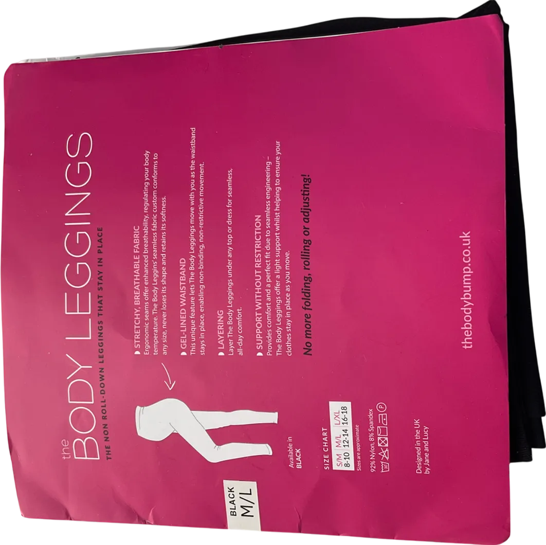 the body Black The Body Maternity Leggings UK M/L