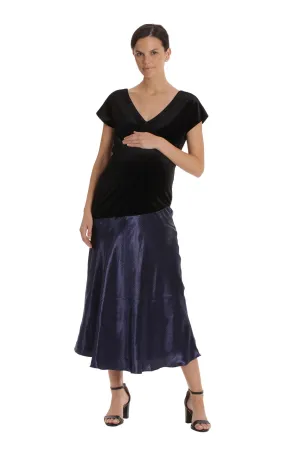 The Vivian Dress - Navy Black
