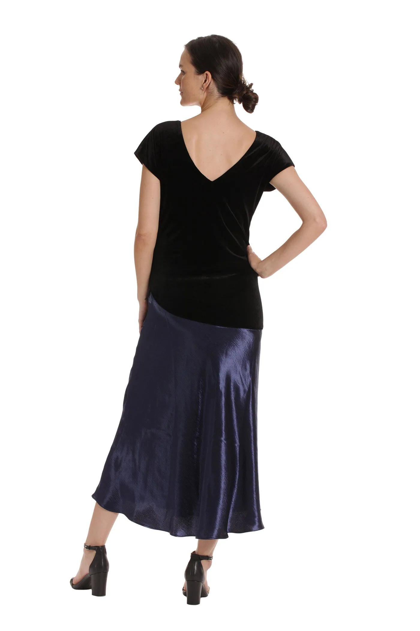 The Vivian Dress - Navy Black