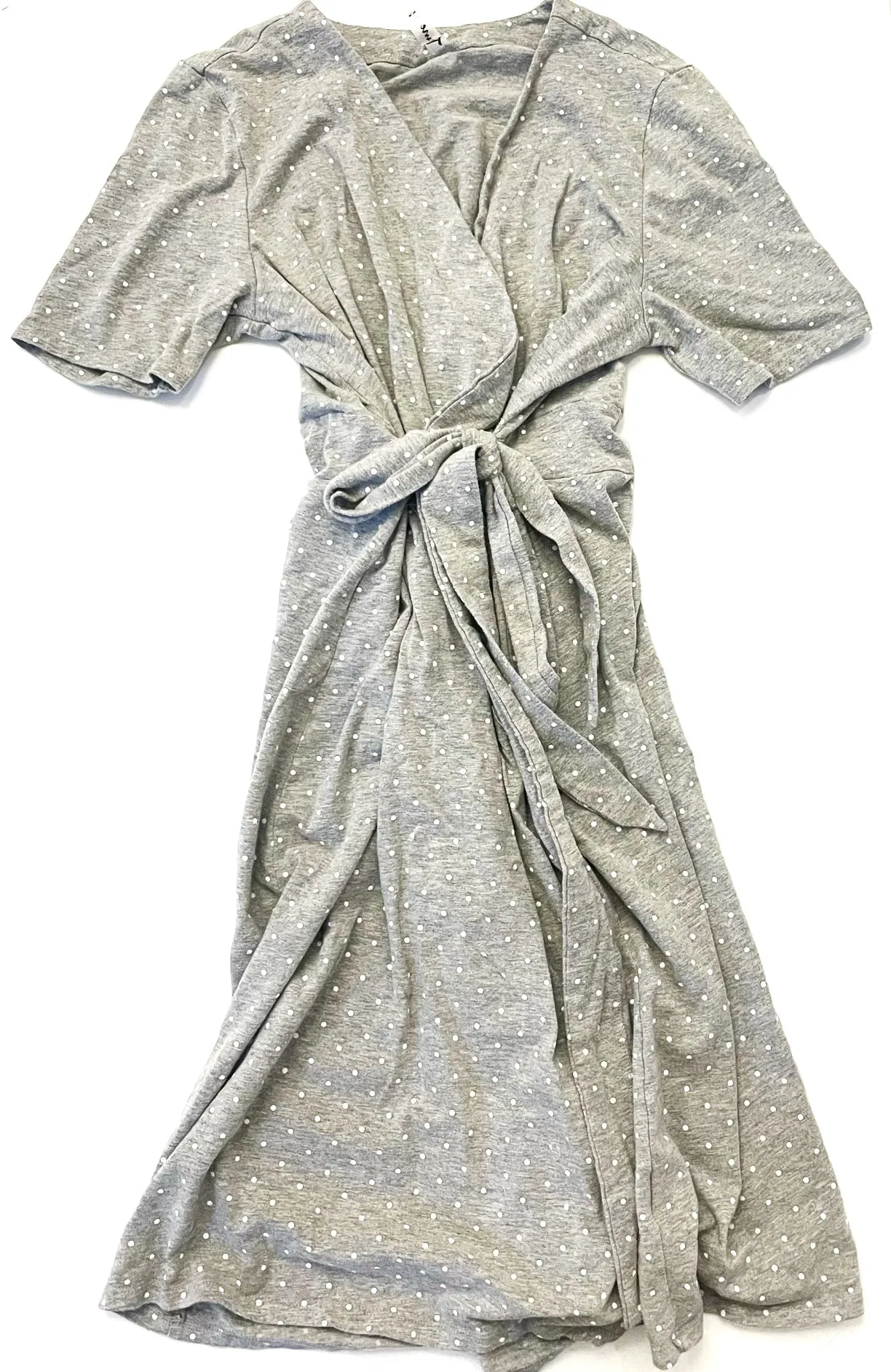 Thyme grey jersey robe - medium