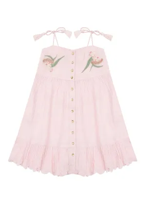 Tinsel Dress - Pink Candy