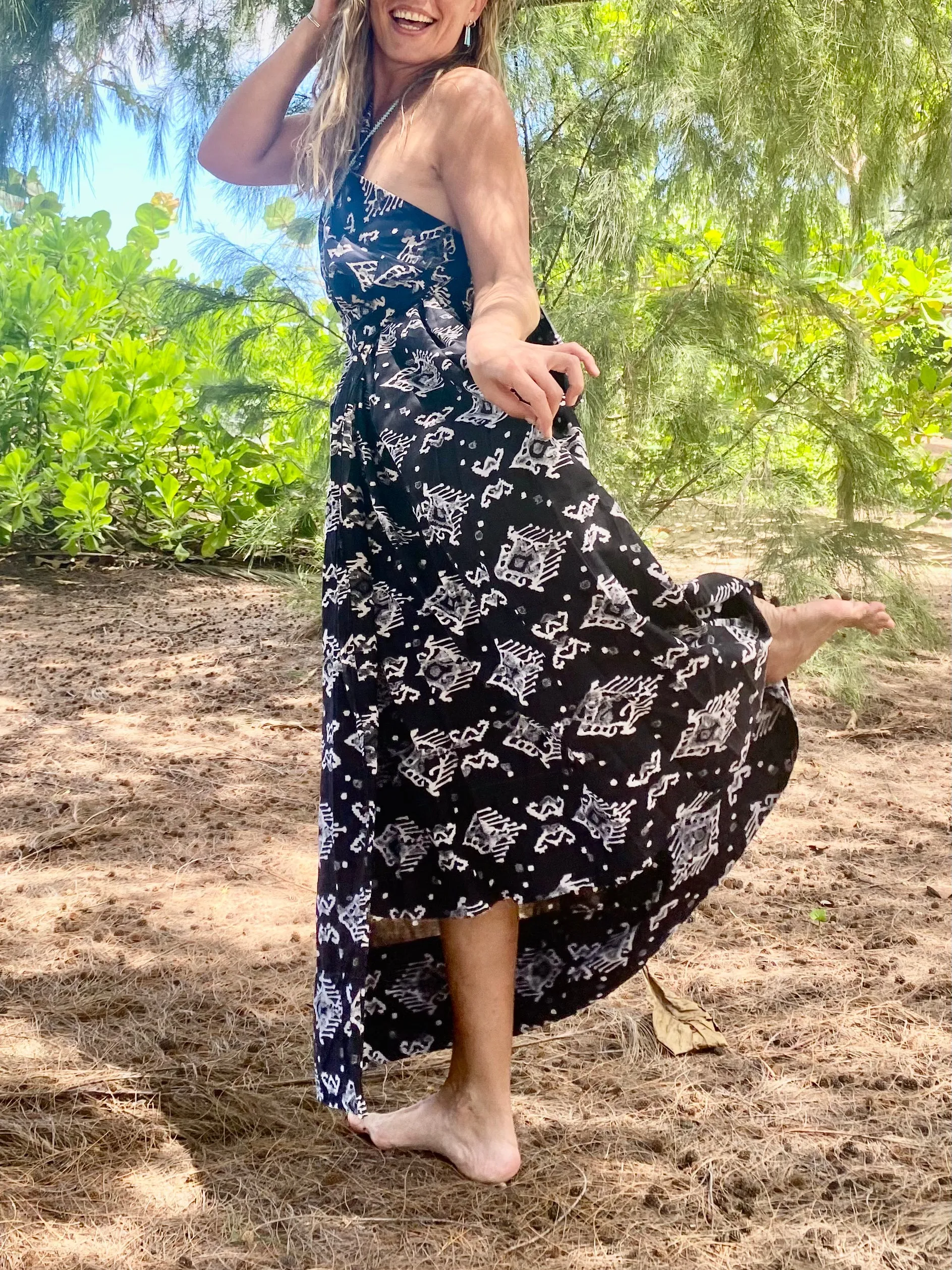 Tribu Navy Blue | Skirt & Wrap Dress