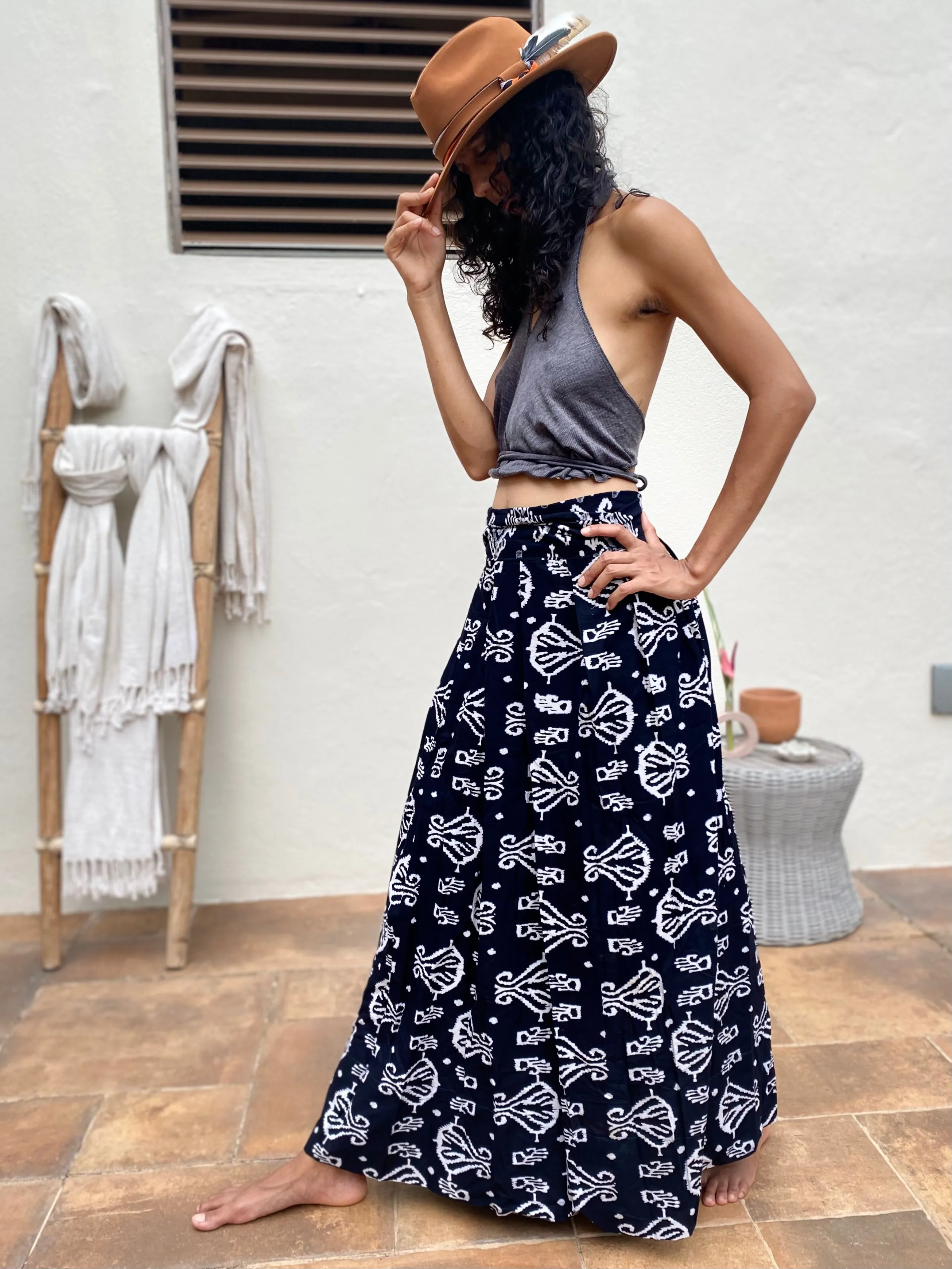 Tribu Navy Blue | Skirt & Wrap Dress