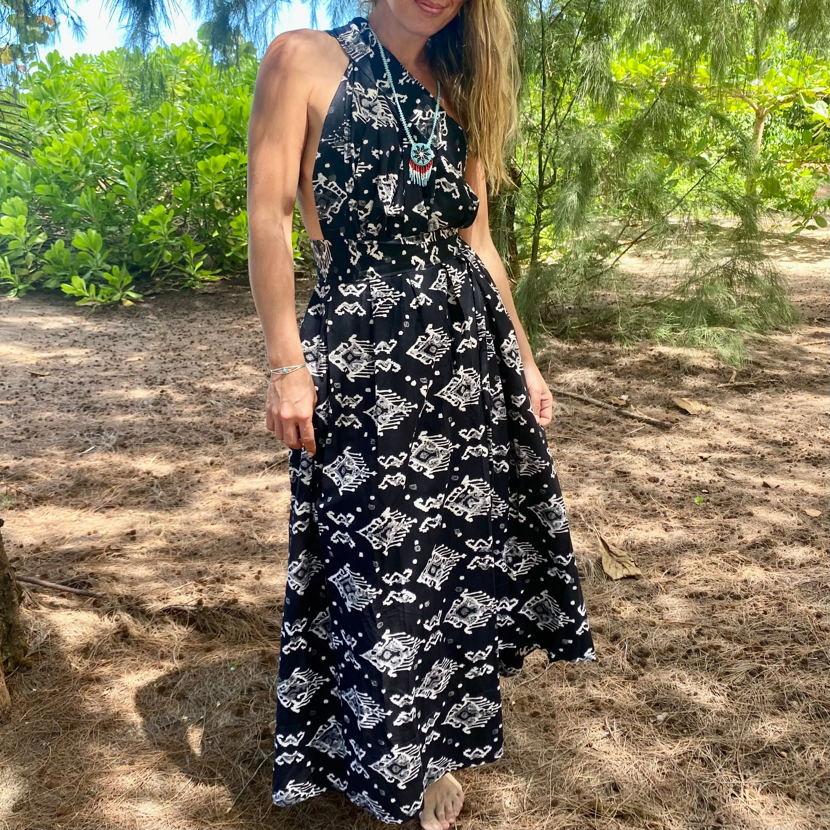Tribu Navy Blue | Skirt & Wrap Dress