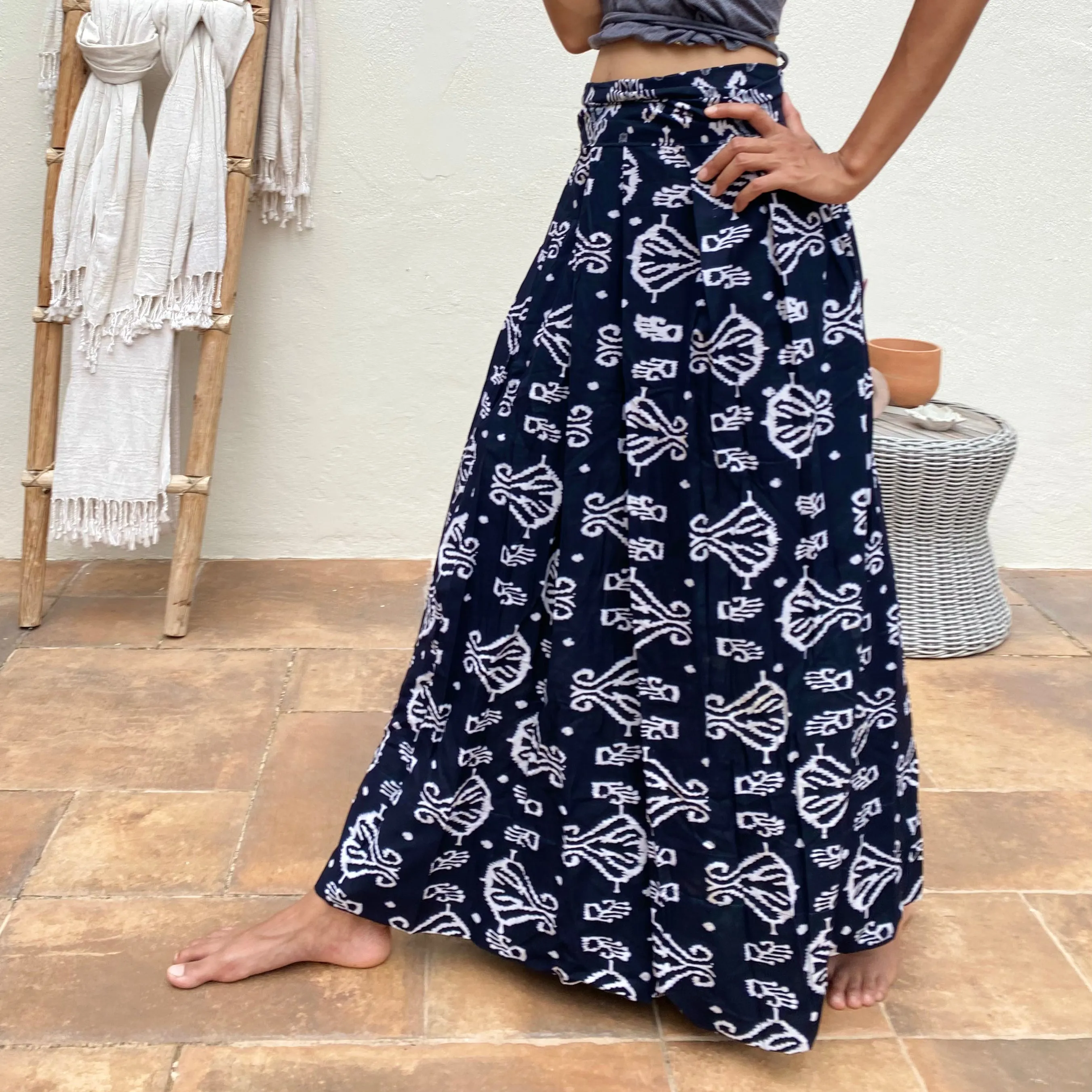 Tribu Navy Blue | Skirt & Wrap Dress