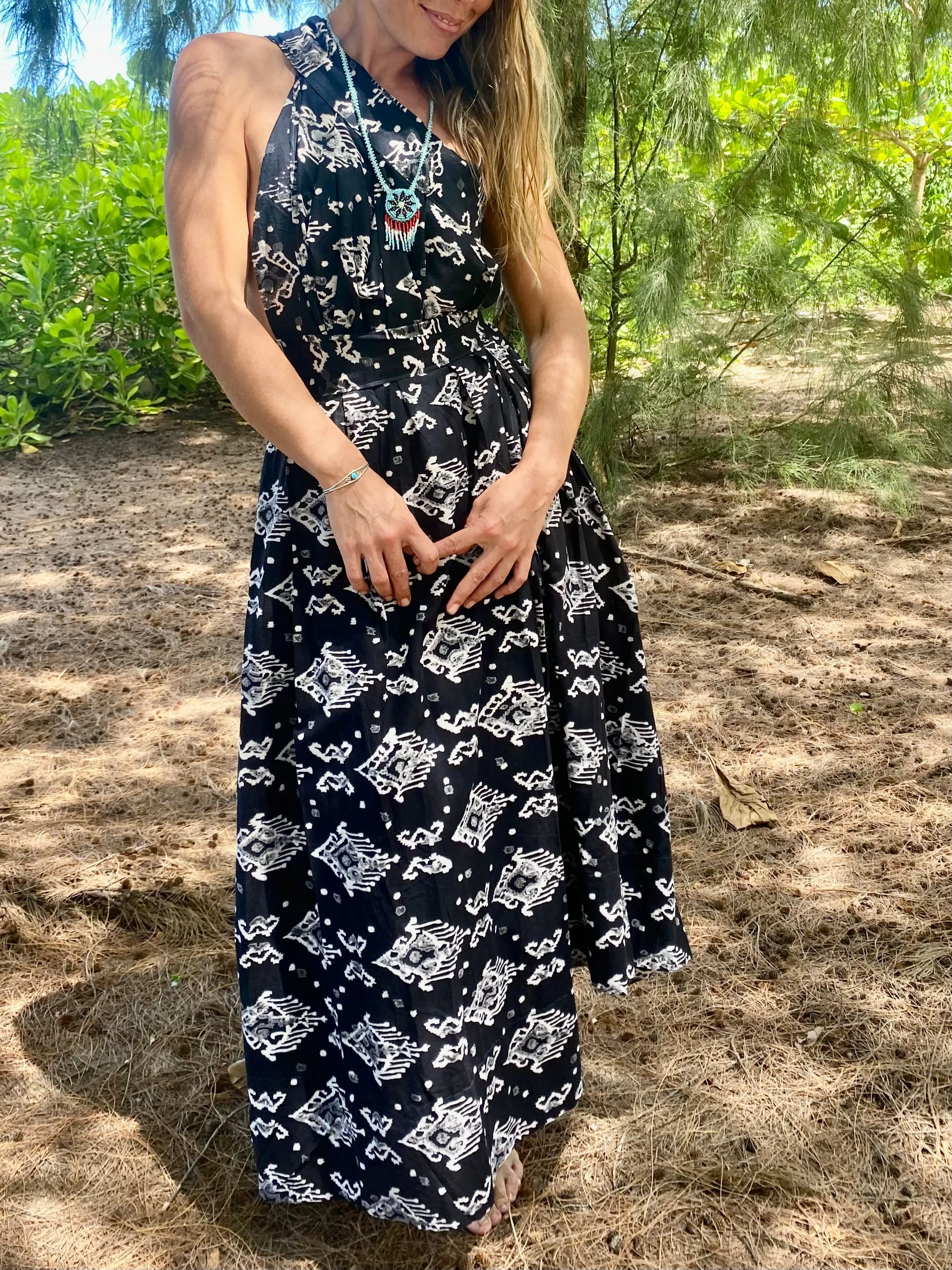 Tribu Navy Blue | Skirt & Wrap Dress