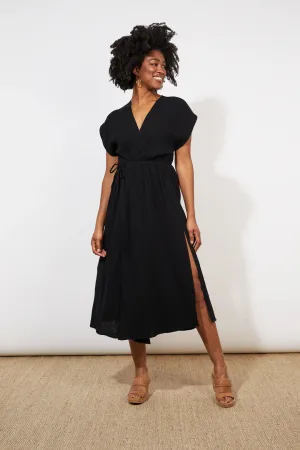 Tulum Wrap Dress - Jet