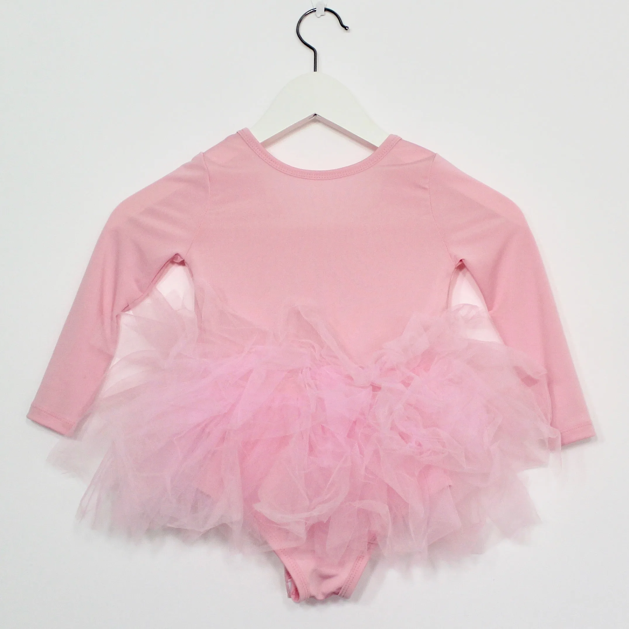 Tutu Dress Pink Long Sleeve