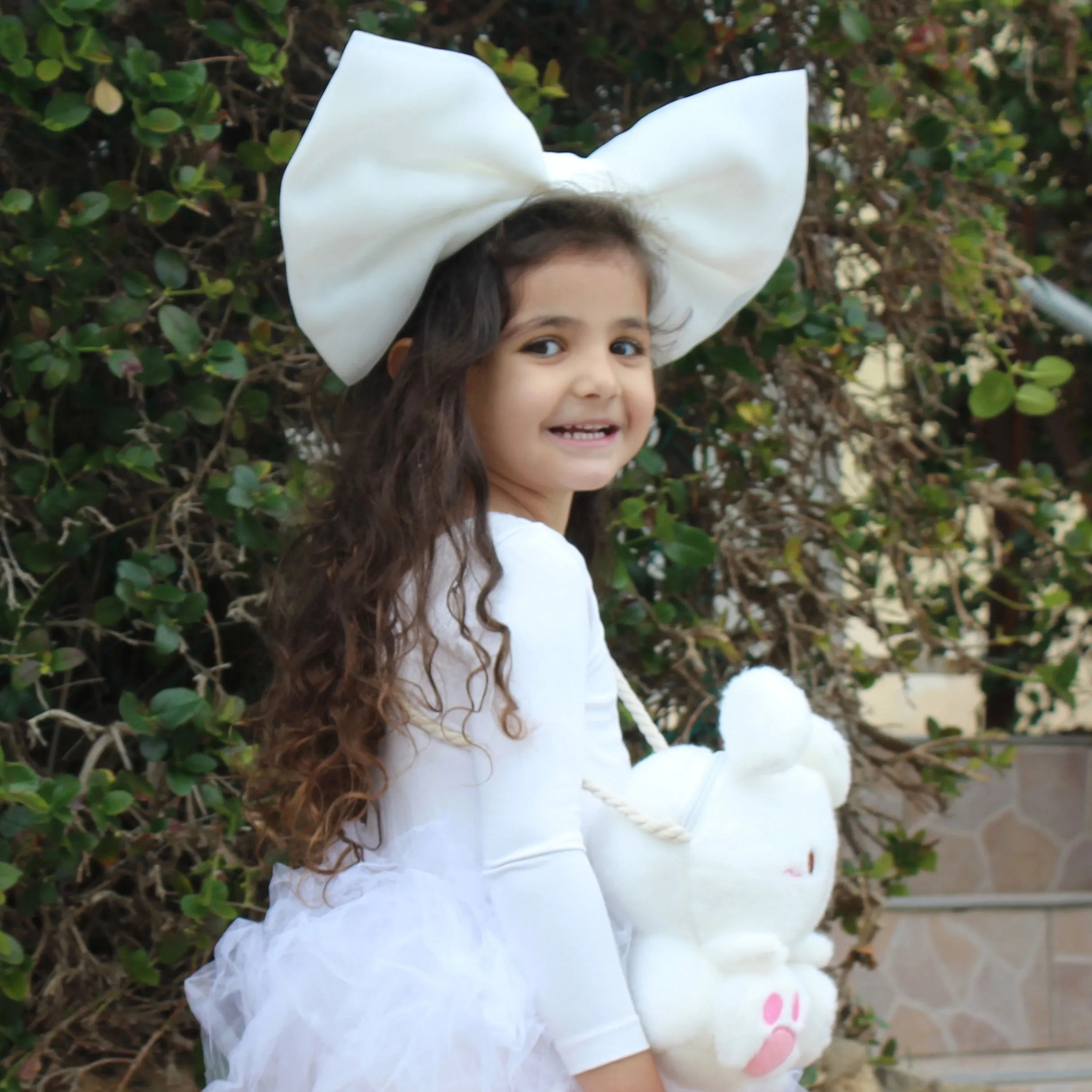 Tutu Dress White Long Sleeve