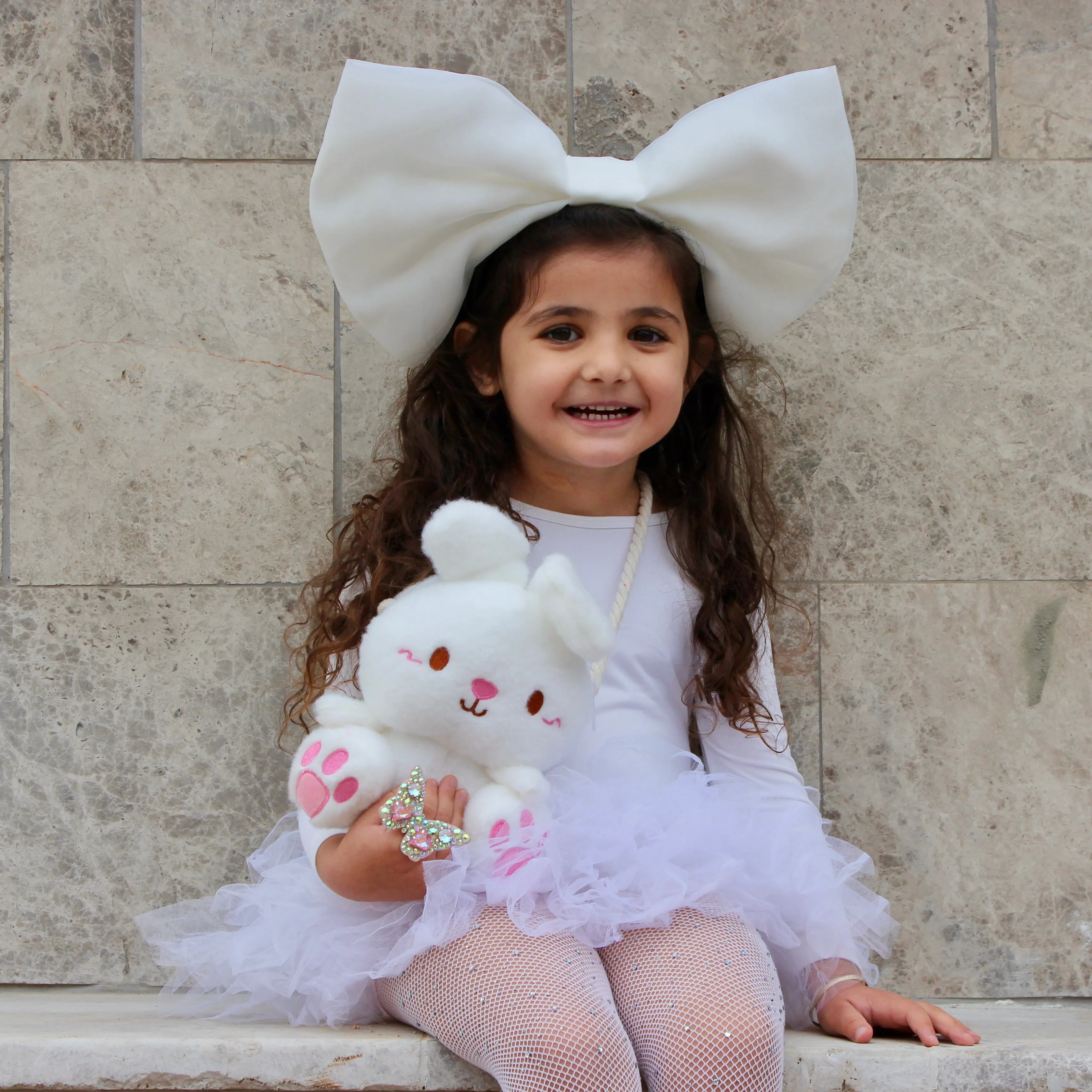 Tutu Dress White Long Sleeve