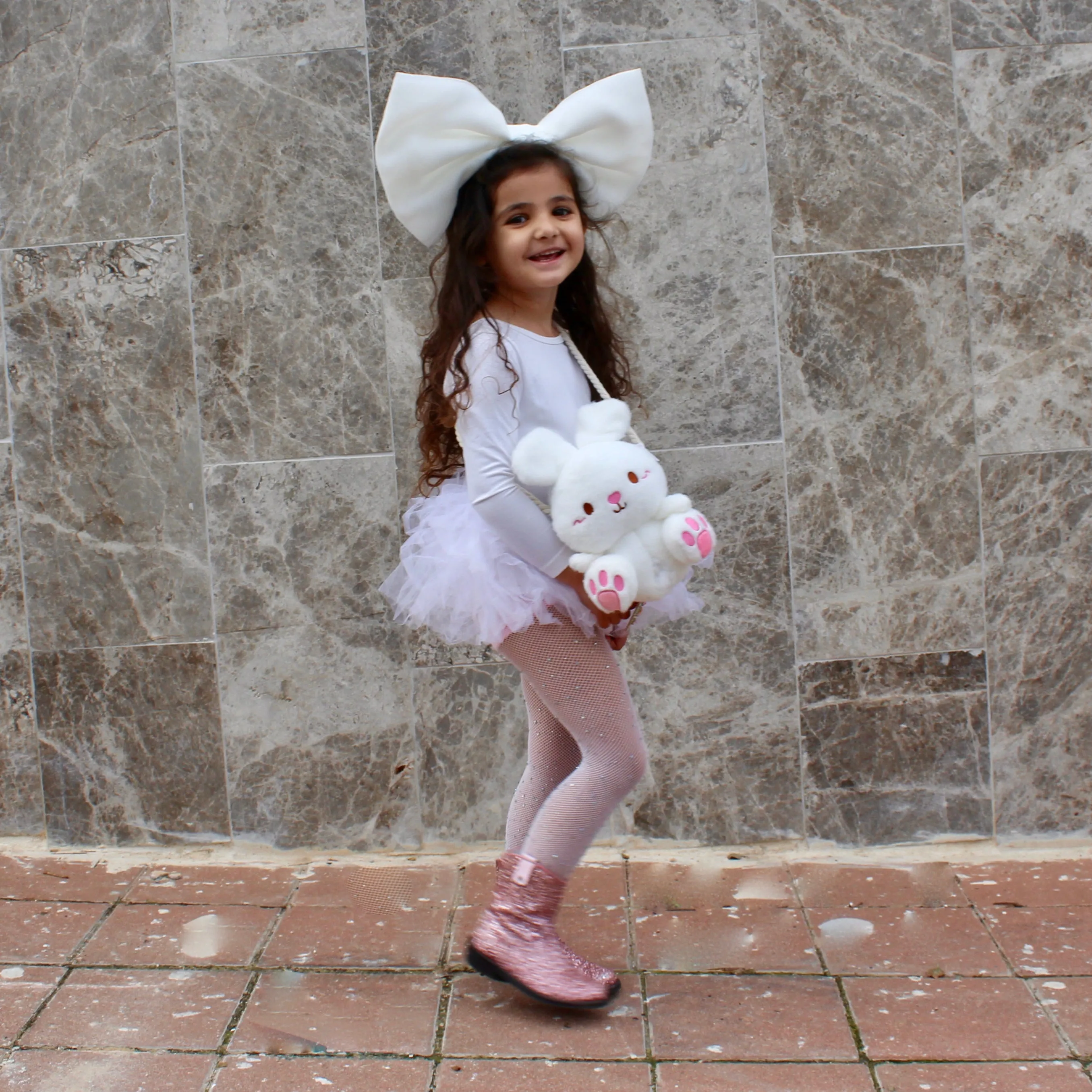 Tutu Dress White Long Sleeve
