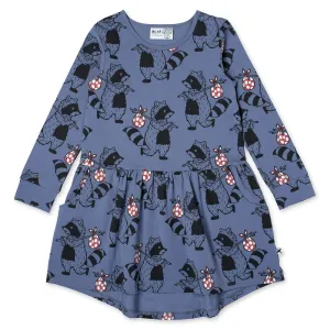 Wandering Raccoon Dress - Midnight