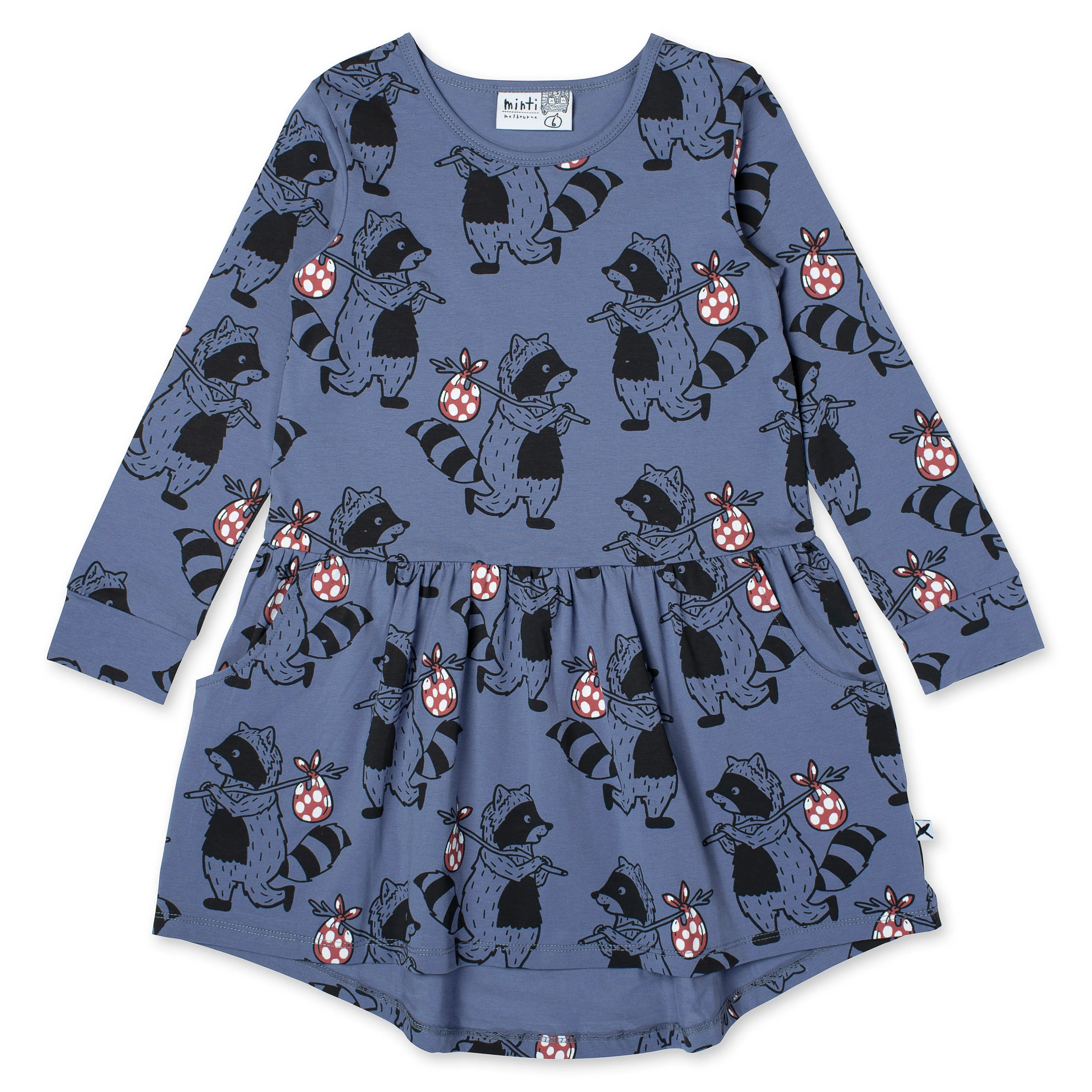 Wandering Raccoon Dress - Midnight