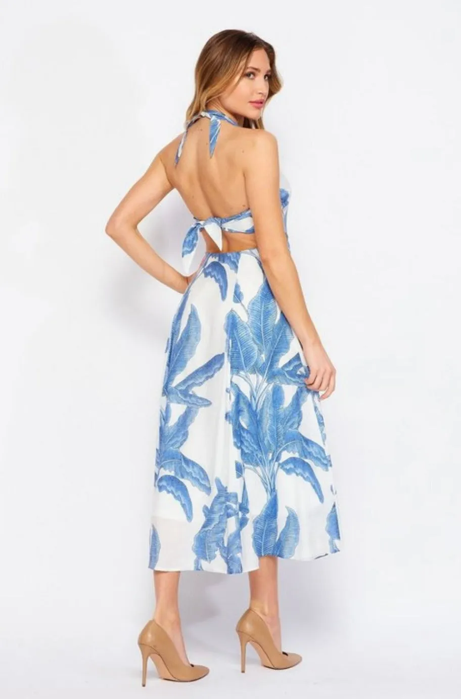 Westin Blue Palm Dress