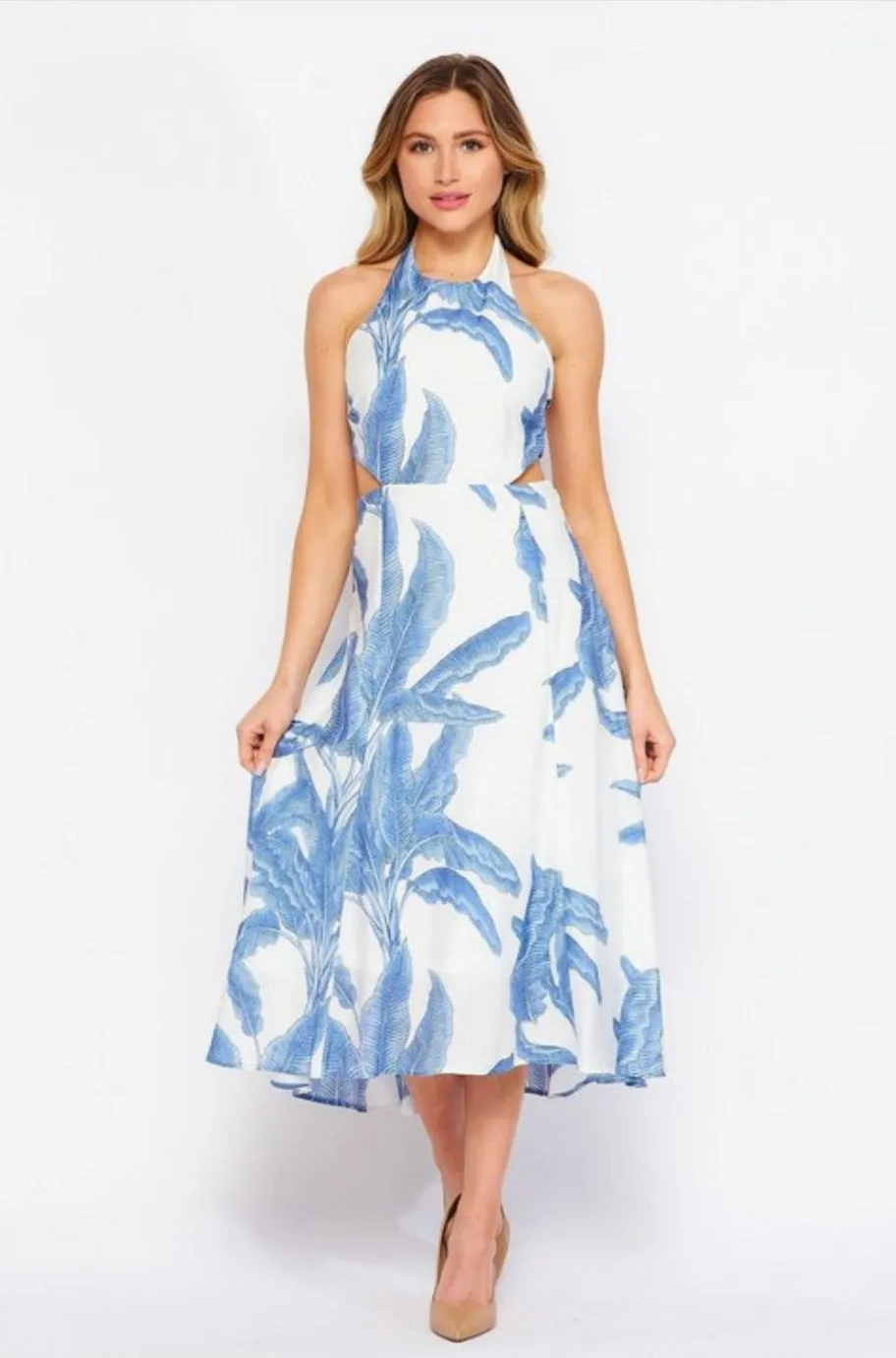 Westin Blue Palm Dress