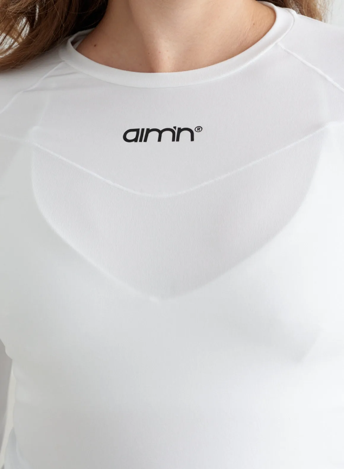 White Soft Basic Maternity Long Sleeve