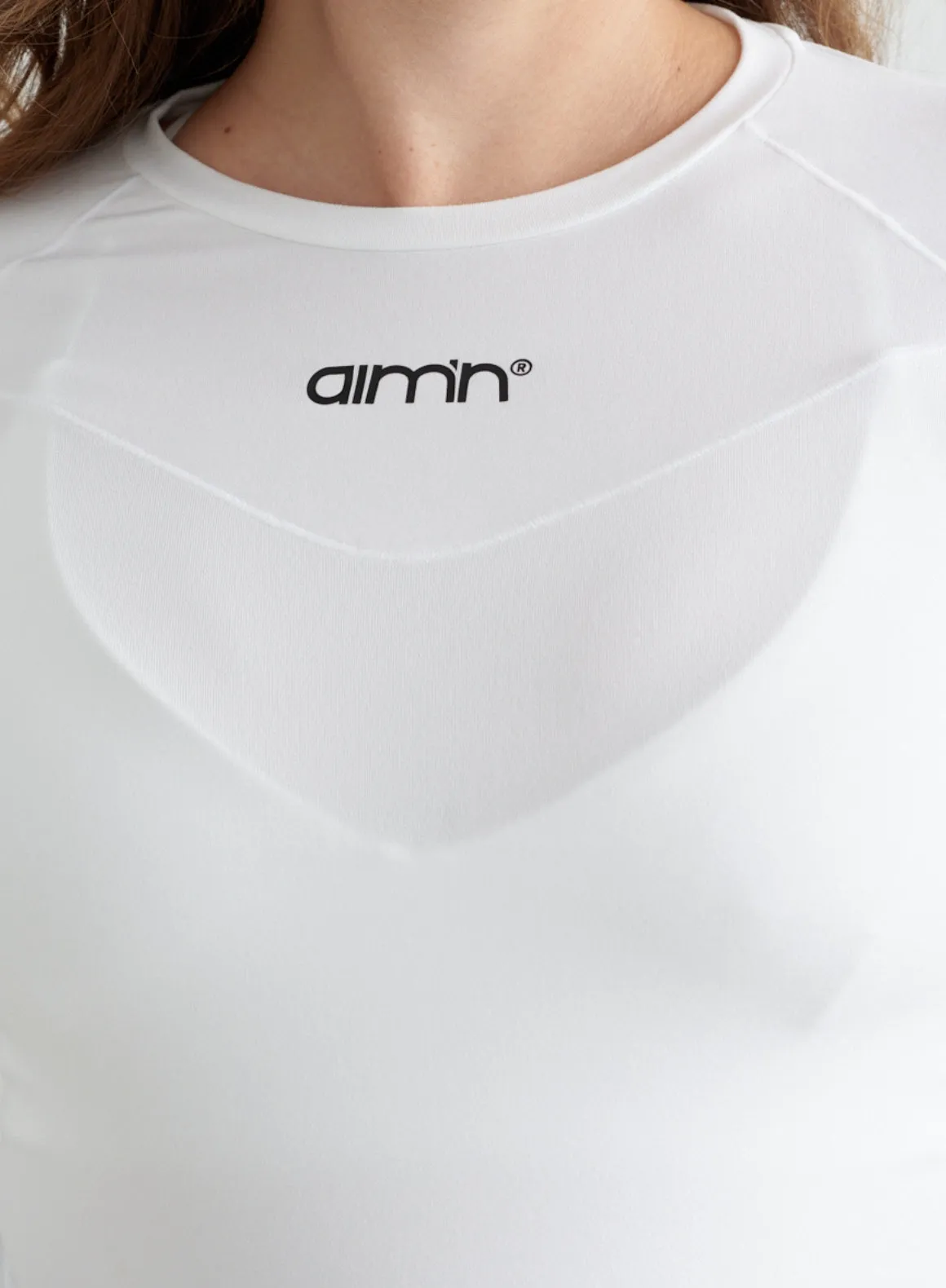 White Soft Basic Maternity Short Sleeve