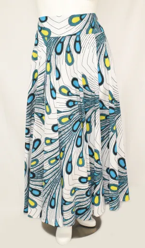 White Splash Long Maxi Skirt Original Superior