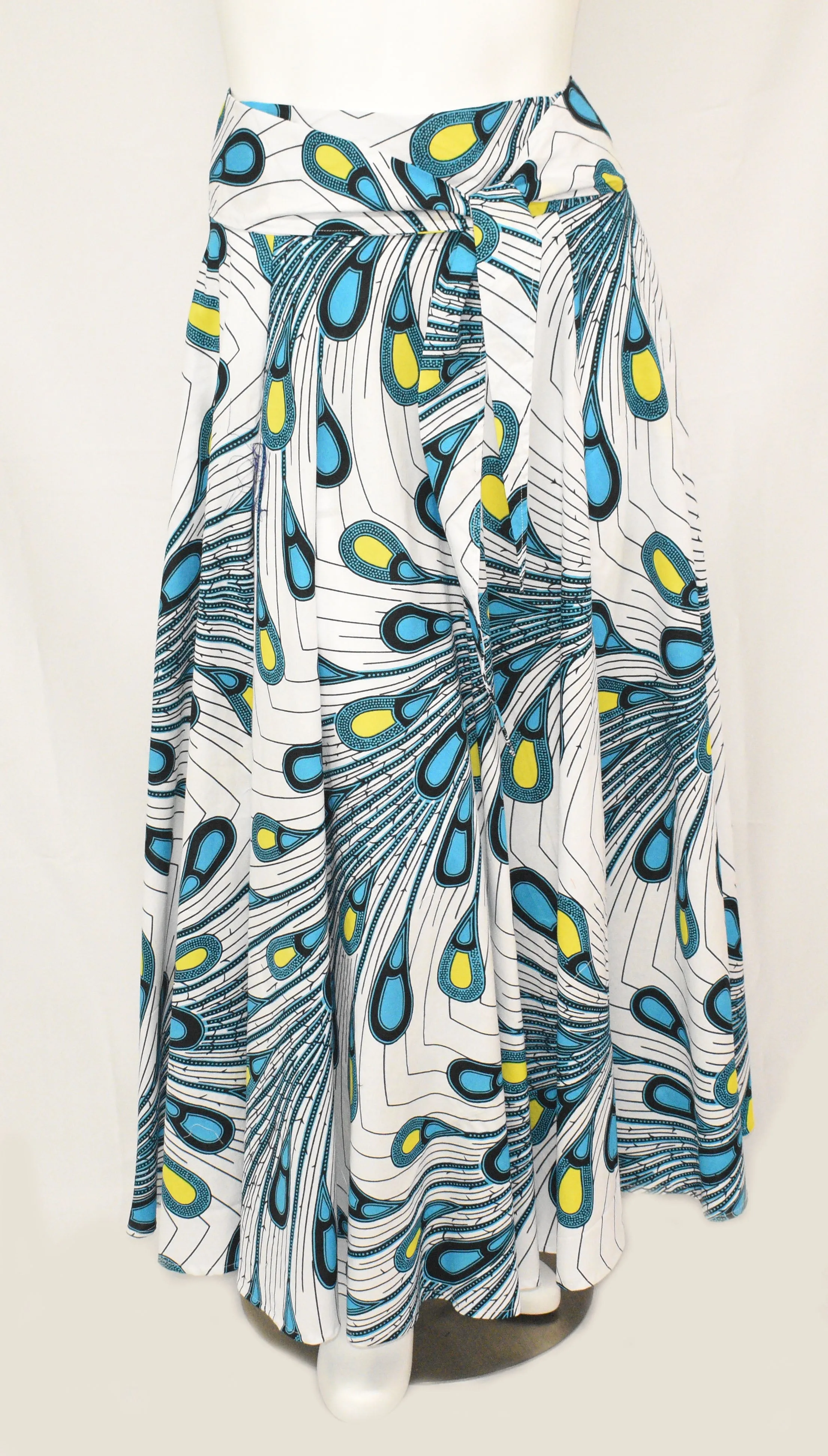 White Splash Long Maxi Skirt Original Superior