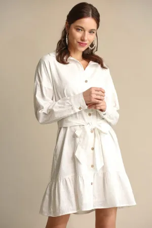 White Willow Cotton Dress-Pre-Order