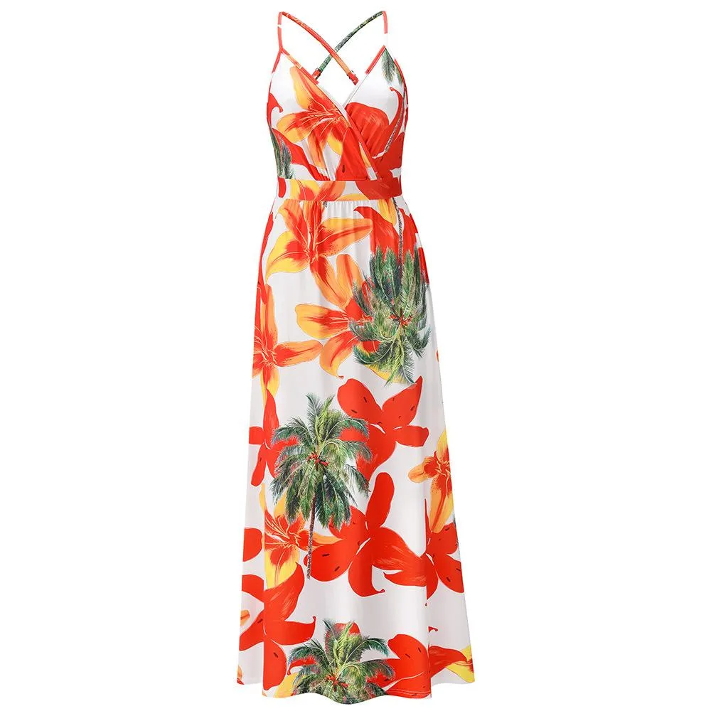 Women Summer Bohemian Long Dresses