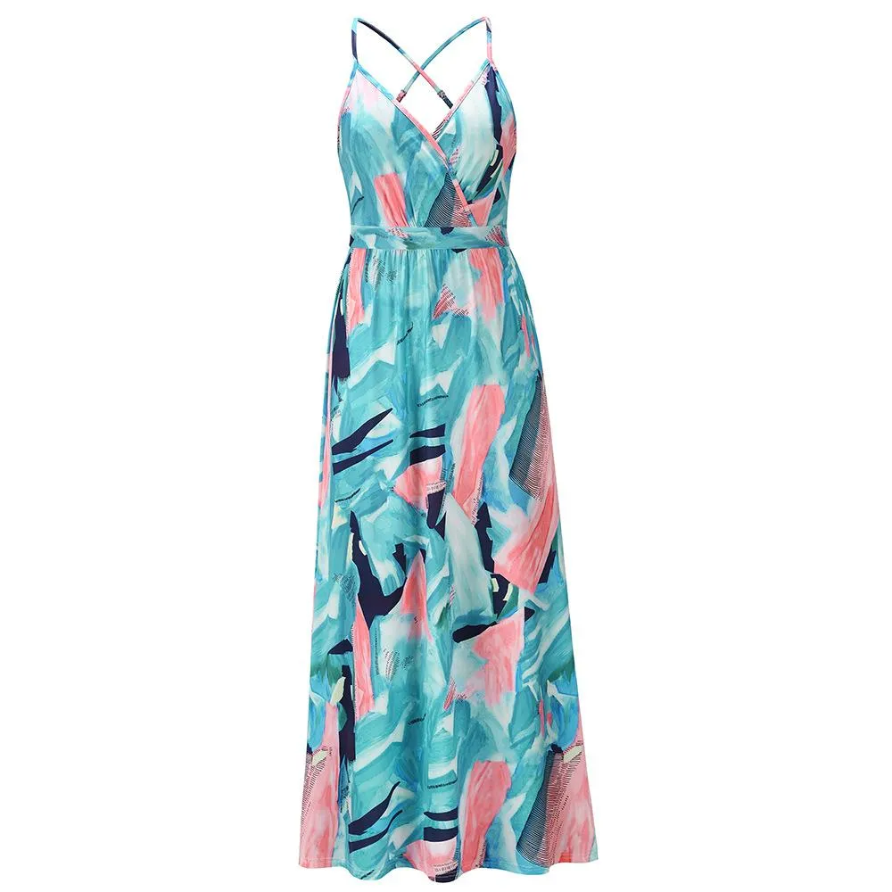 Women Summer Bohemian Long Dresses