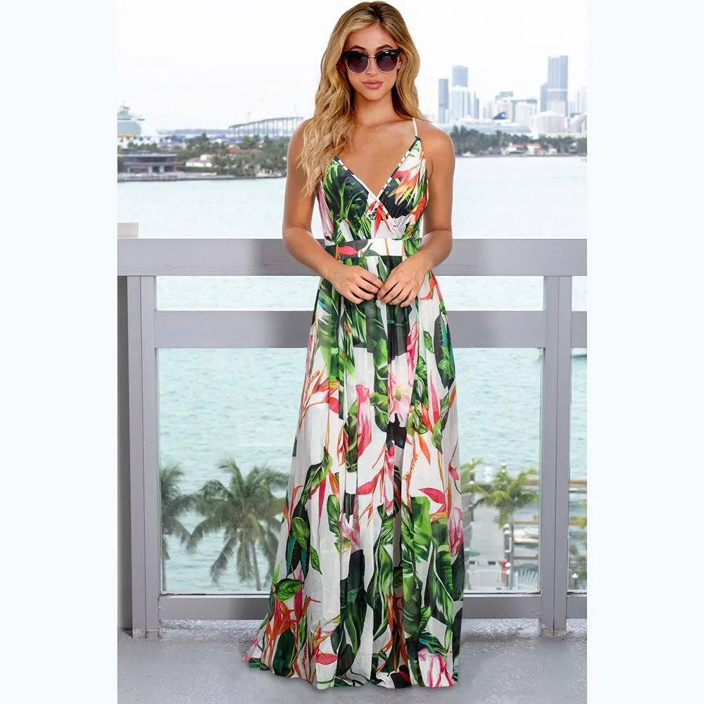 Women Summer Bohemian Long Dresses
