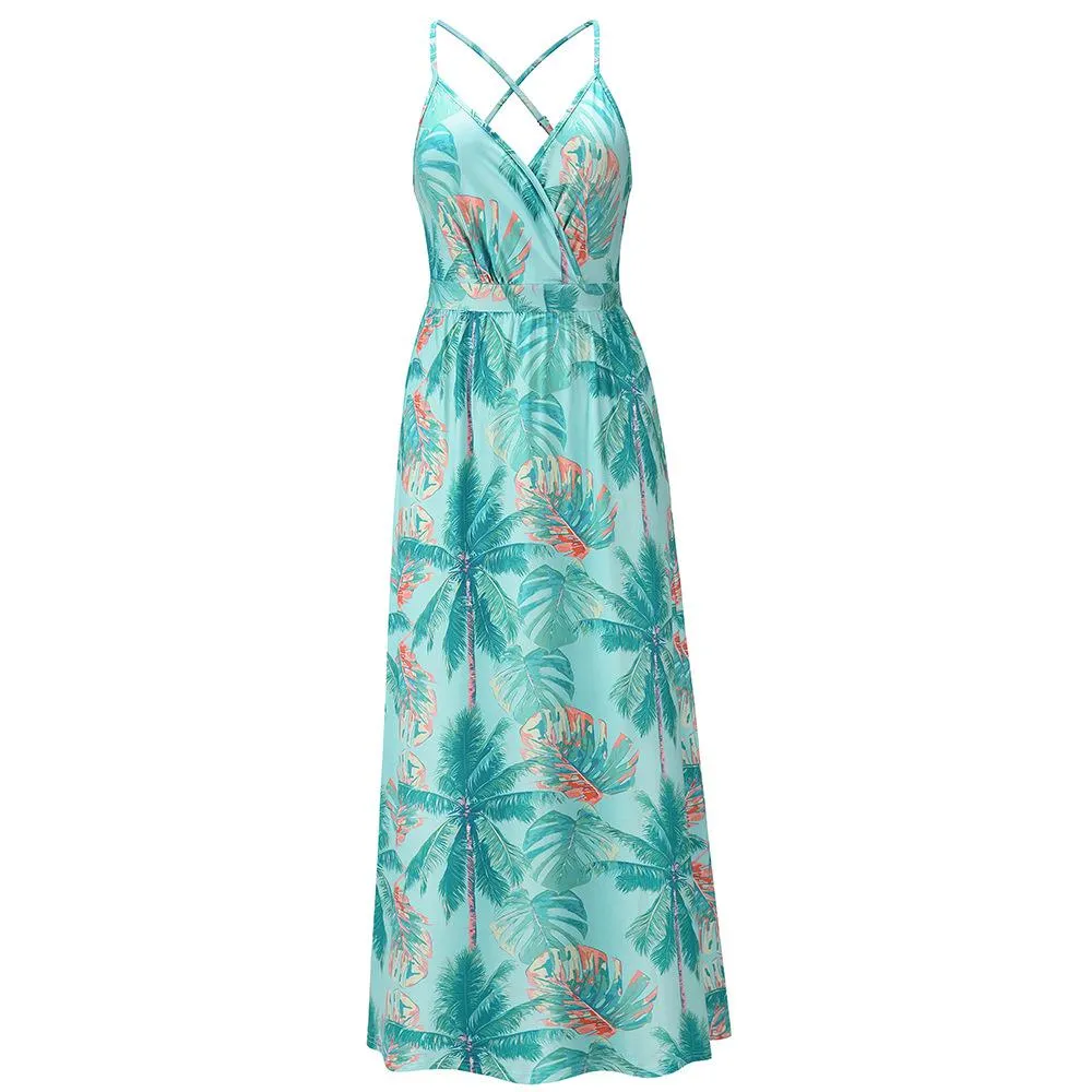Women Summer Bohemian Long Dresses