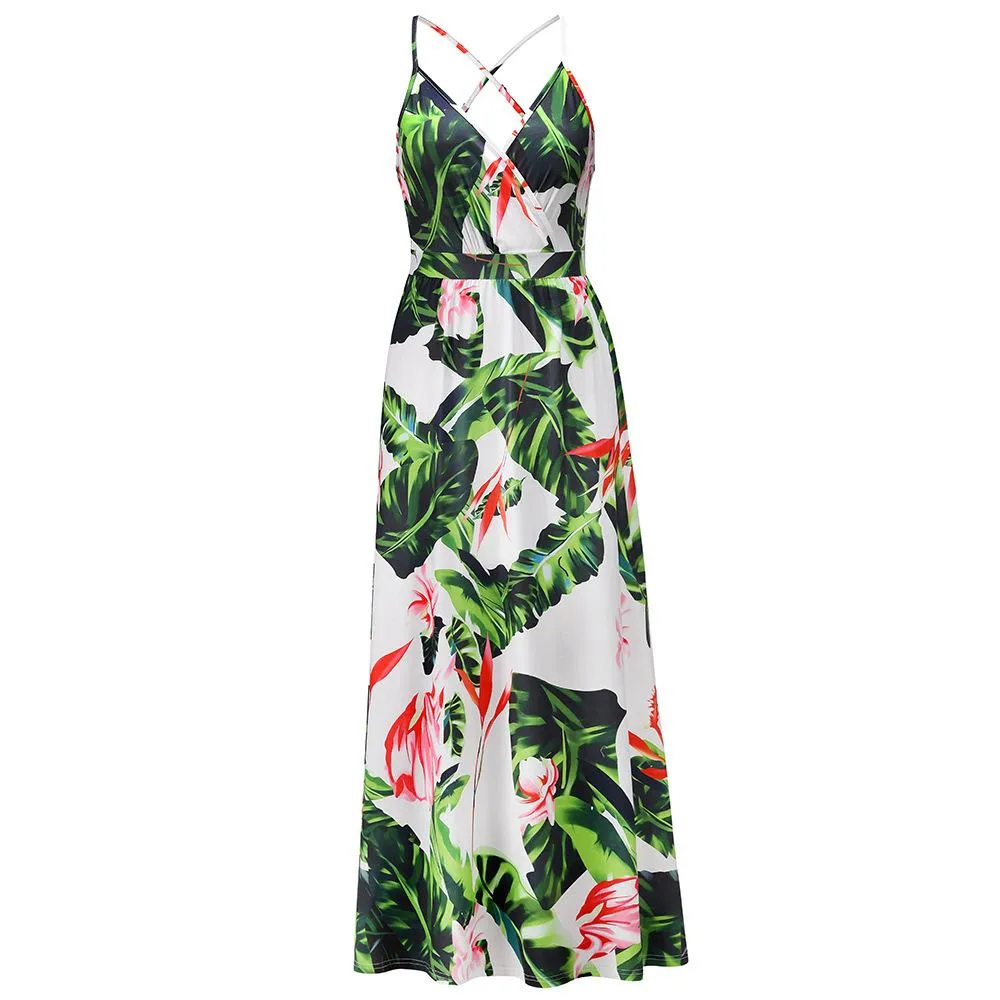 Women Summer Bohemian Long Dresses