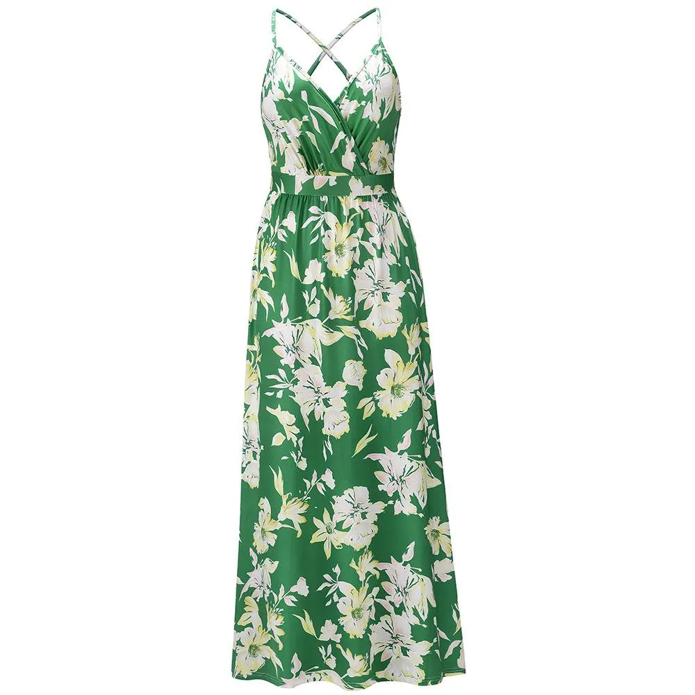 Women Summer Bohemian Long Dresses