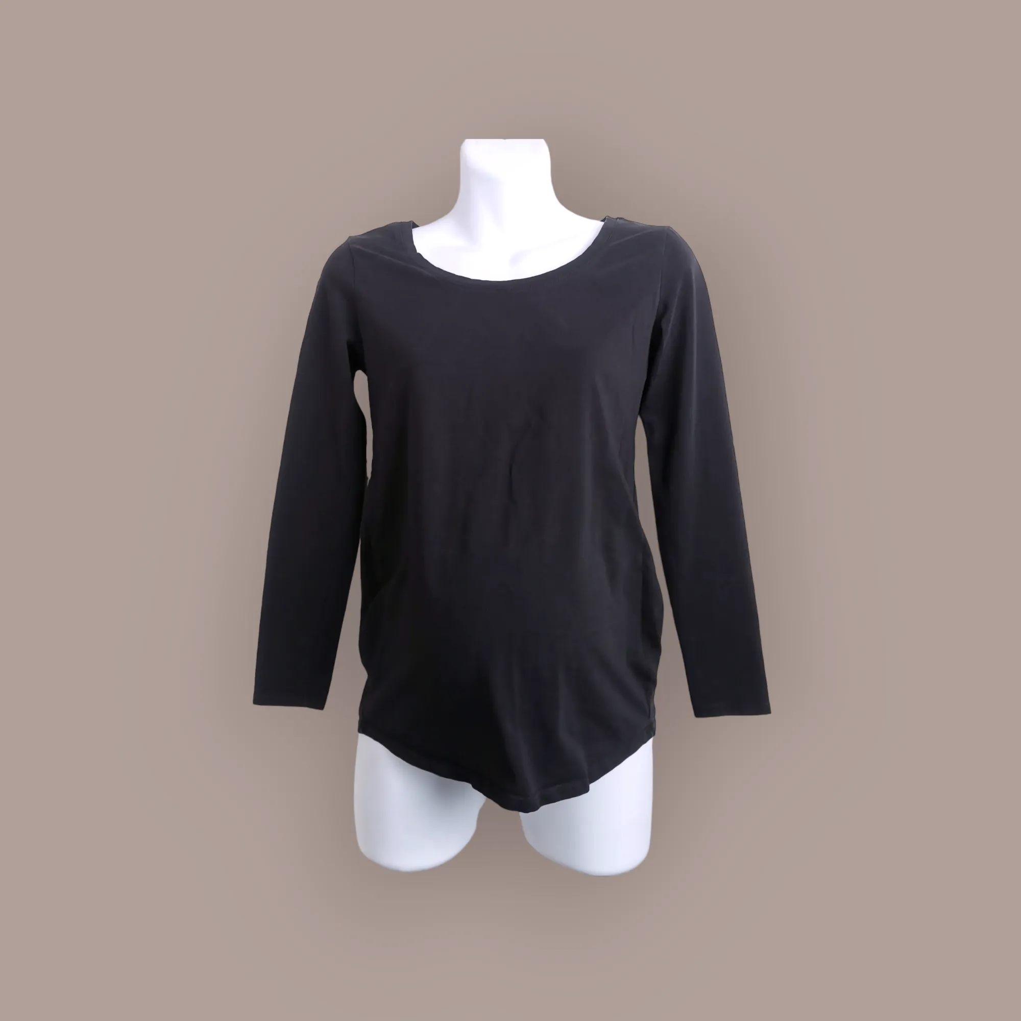 WOMENS SIZE MEDIUM - THYME MATERNITY, Soft Long-sleeved T-Shirt VGUC B1