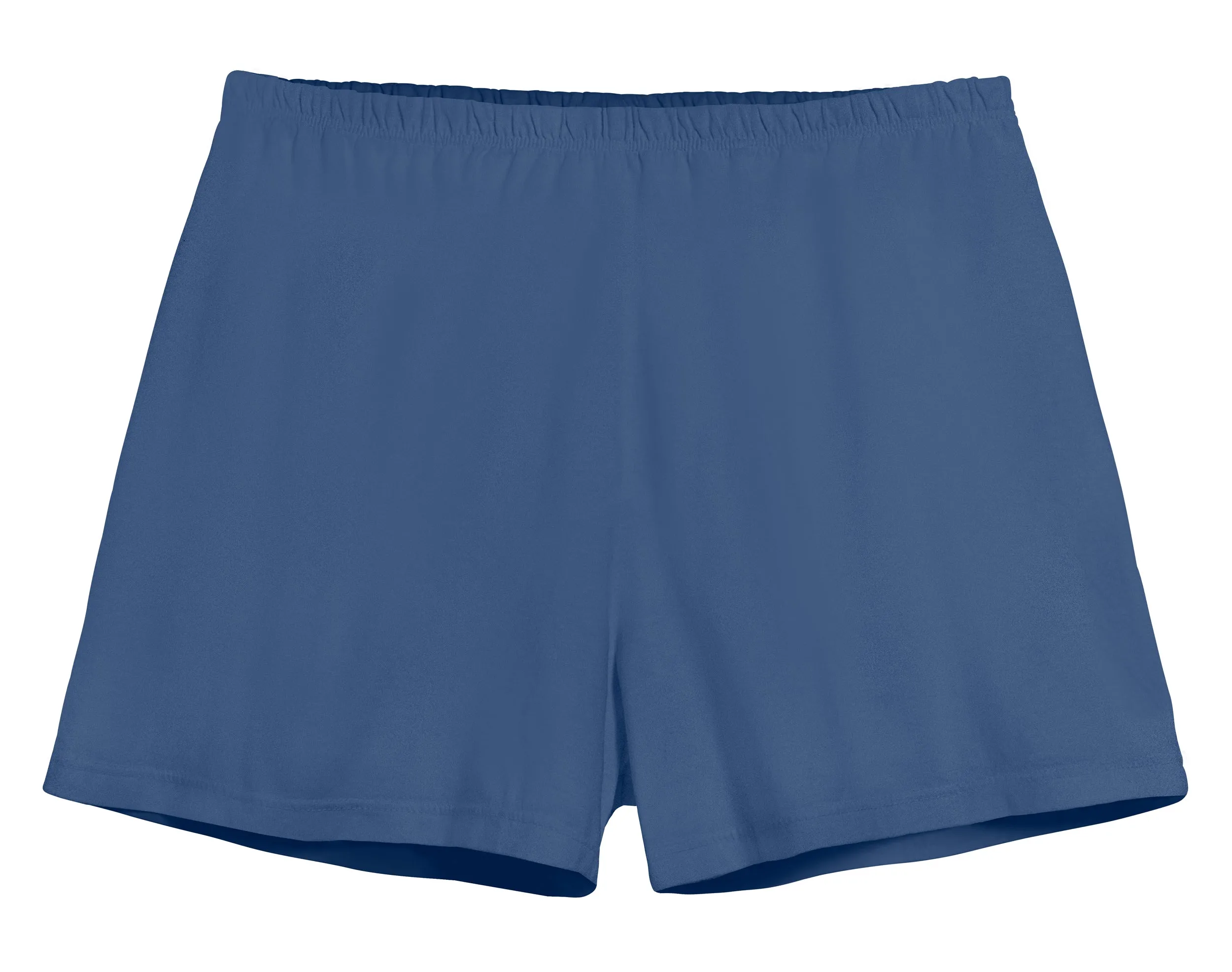Women's Soft Cotton Comfy Knit Lounge Shorts | Smurf