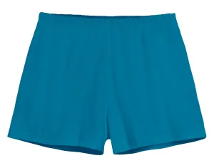 Women's Soft Cotton Comfy Knit Lounge Shorts | Teal