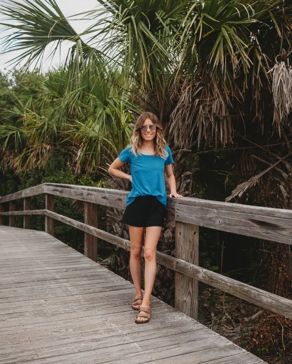Women's Soft Cotton Comfy Knit Lounge Shorts | Turtle
