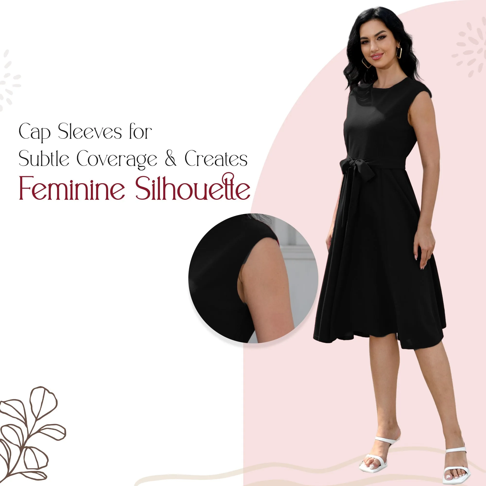 Womens Vintage Cocktail Dresses - Bridesmaid & Prom Dress - Black